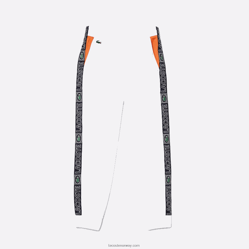 Lacoste sport merkede bands treningsbukser 4J4X0T1120 hvit oransje marineblå asr menn
