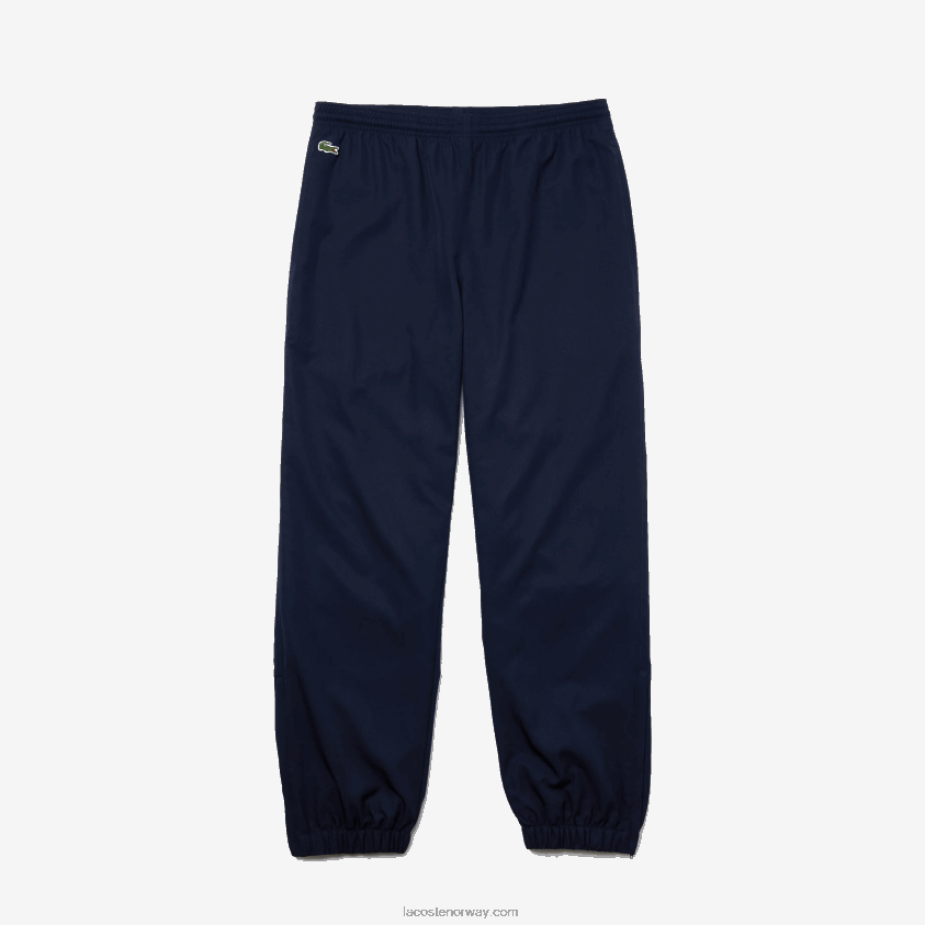 Lacoste sport tennis, diamantvevde joggebukser i taft 4J4X0T1115 marineblå 166 menn