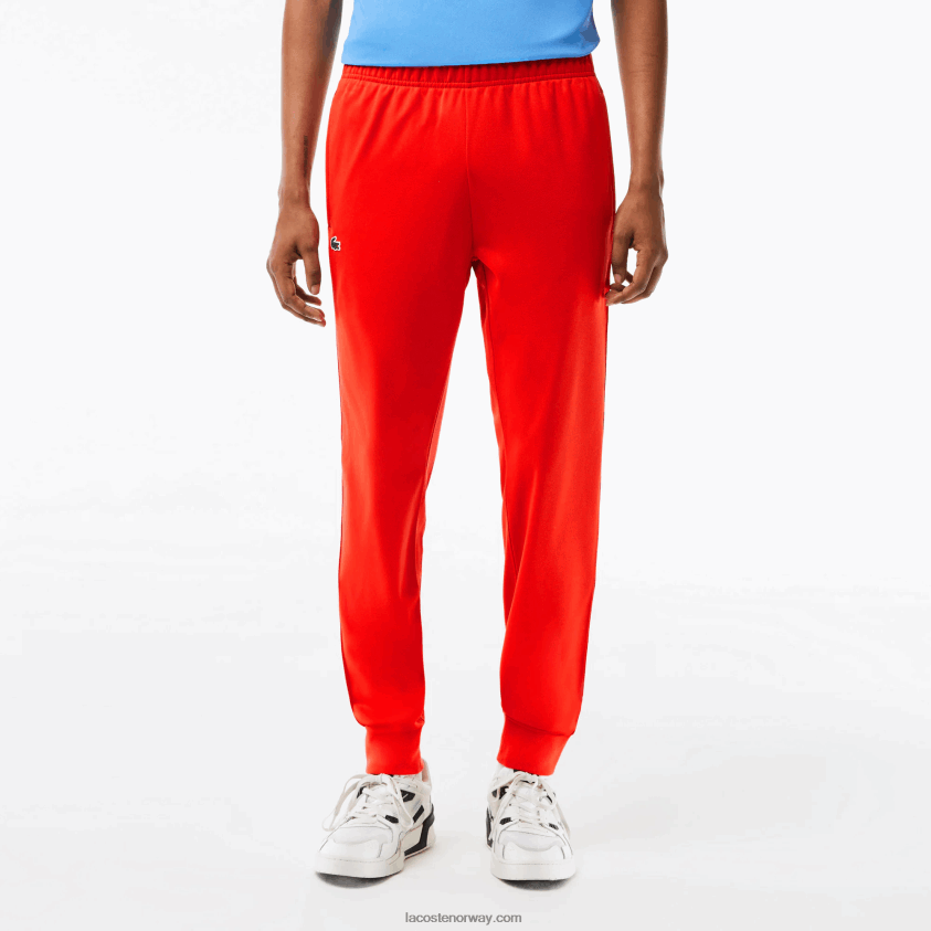 Lacoste tennis, slitesterk treningsbukse 4J4X0T307 rød s5h menn