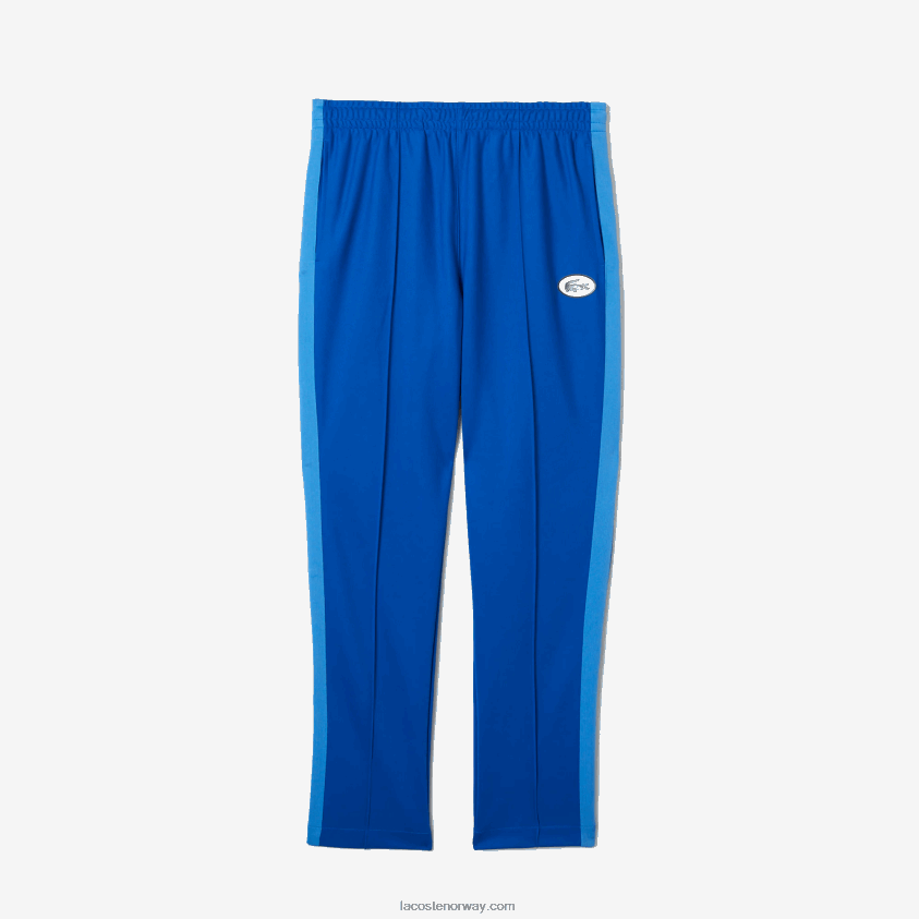 Lacoste trebukse med kontrastsidebånd 4J4X0T1079 blå k1q menn