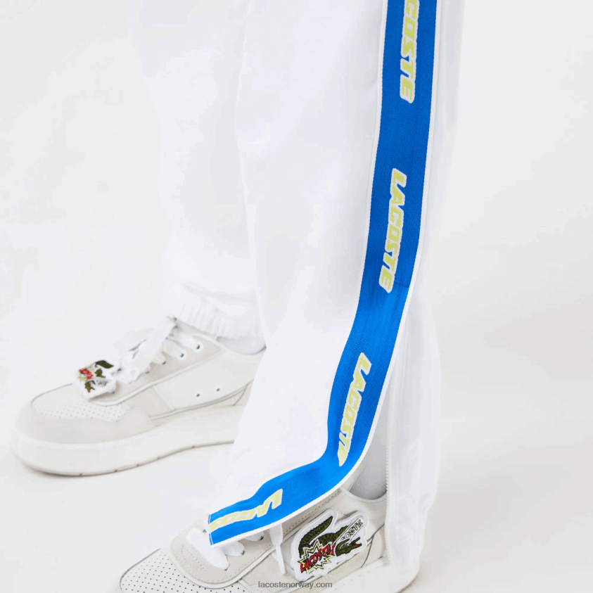 Lacoste vannavstøtende joggebukse 4J4X0T1085 hvit sbh menn