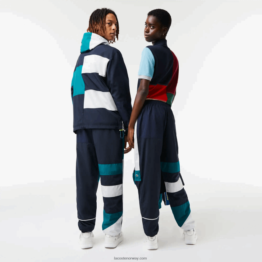 Lacoste vannavstøtende lappeteppebukse 4J4X0T1586 flerfarget c50 menn