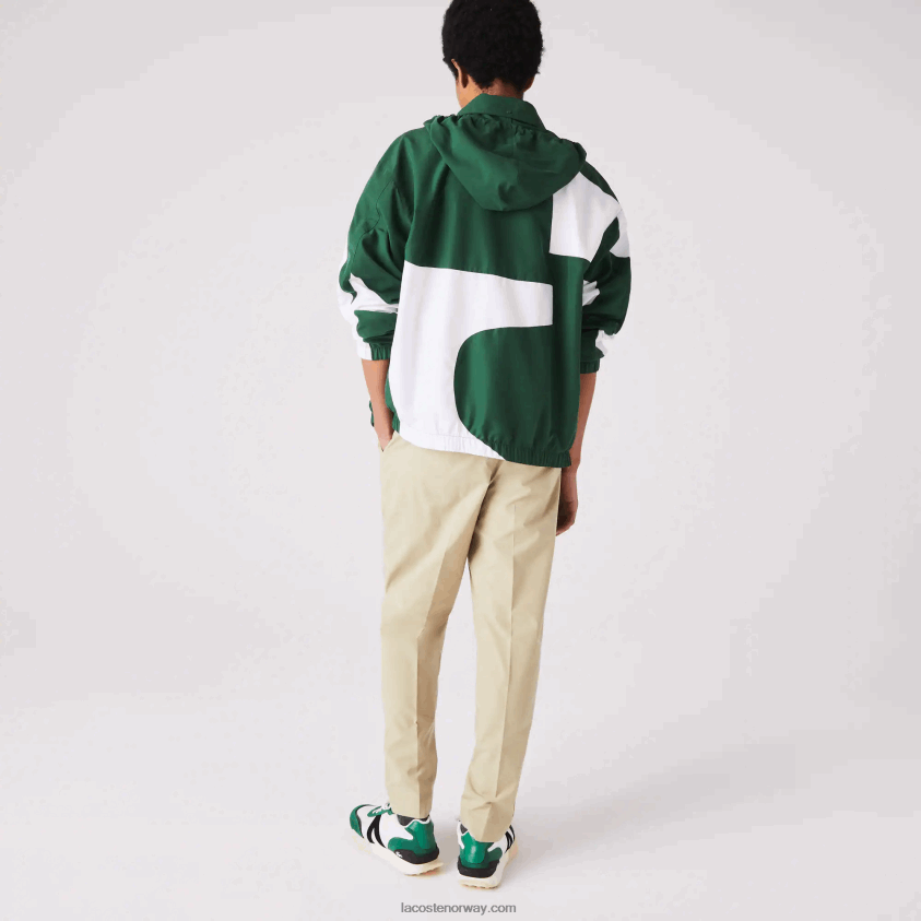 Lacoste vannavstøtende treningsbukser 4J4X0T1118 beige c5u menn