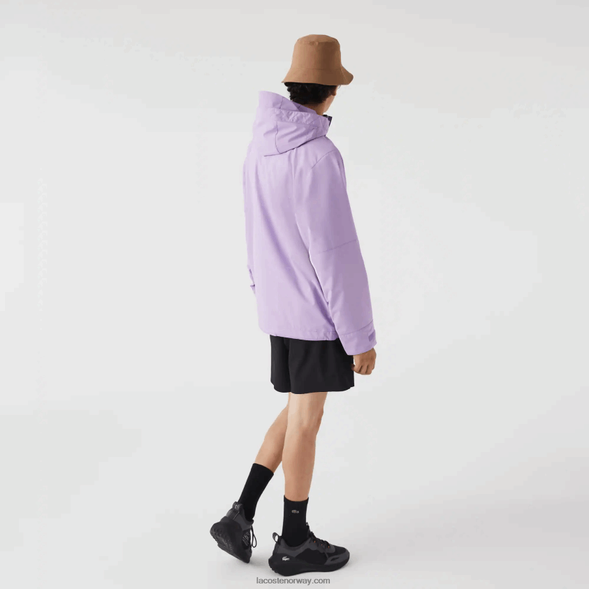 Lacoste vannavstøtende parkas 4J4X0T1256 lilla gfu menn