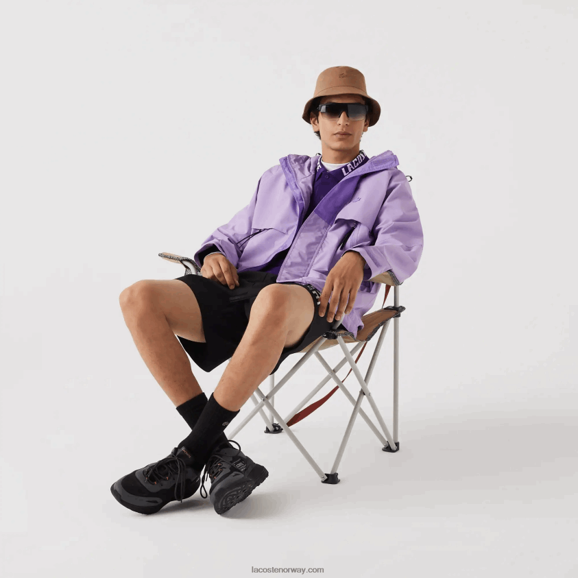 Lacoste vannavstøtende parkas 4J4X0T1256 lilla gfu menn