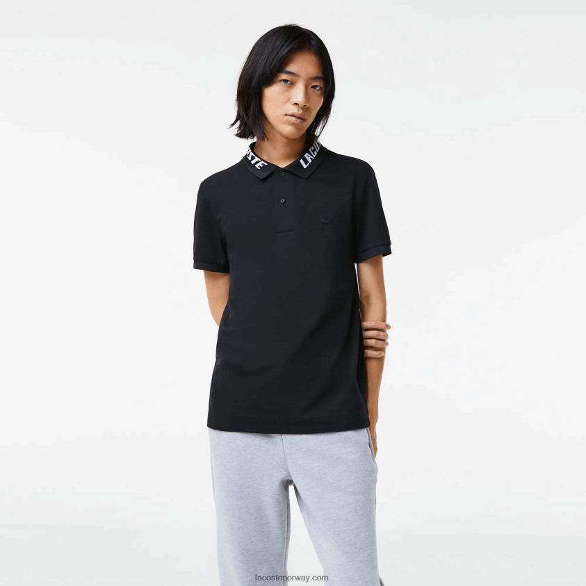 Lacoste merkede slim fit stretch pique polo 4J4X0T777 svart 031 menn