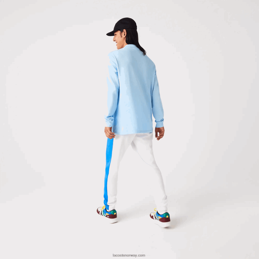 Lacoste original l.12.12 langermet polo 4J4X0T643 blå hbp menn