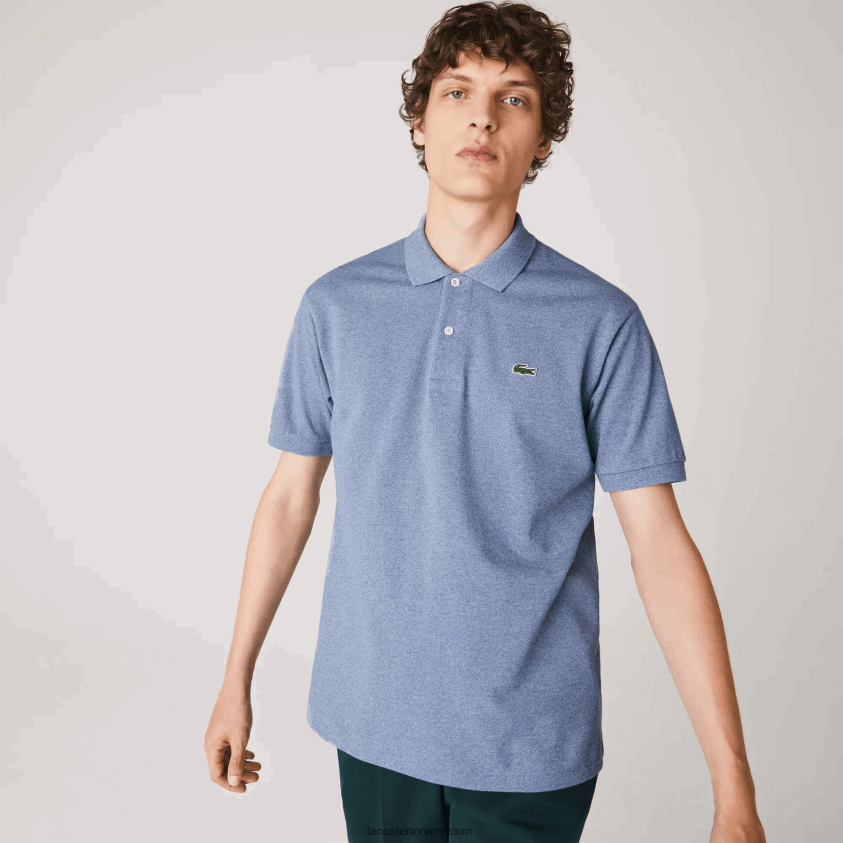 Lacoste original l.12.12 lyngpolo 4J4X0T128 blå kine 1gf menn