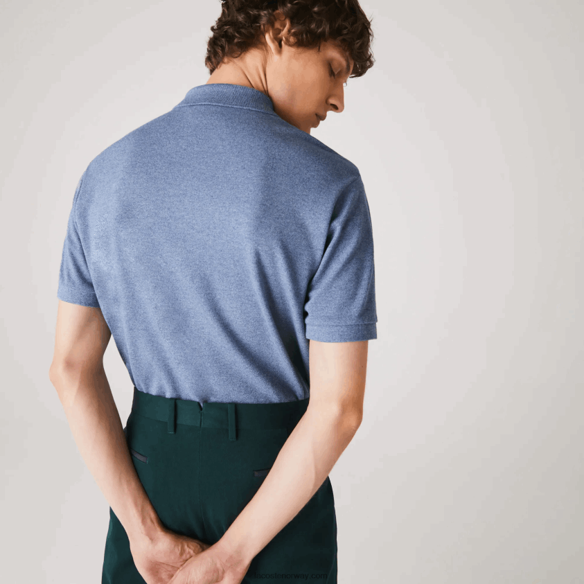 Lacoste original l.12.12 lyngpolo 4J4X0T128 blå kine 1gf menn
