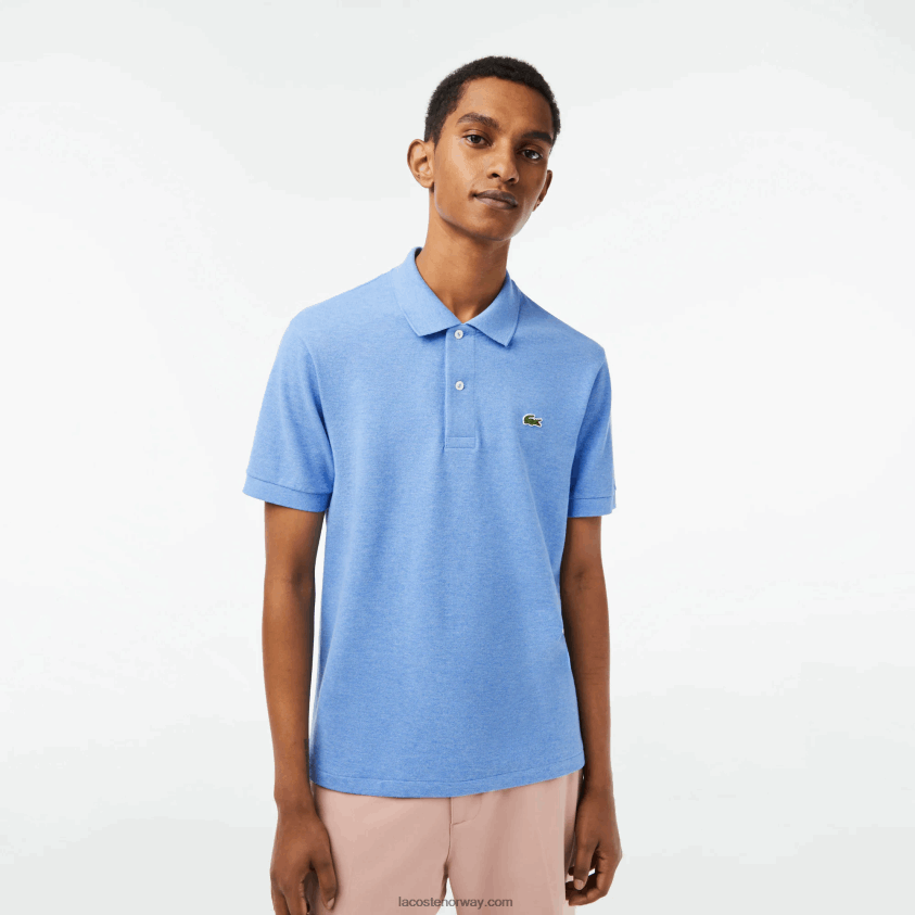 Lacoste original l.12.12 lyngpolo 4J4X0T185 blå kine kc9 menn