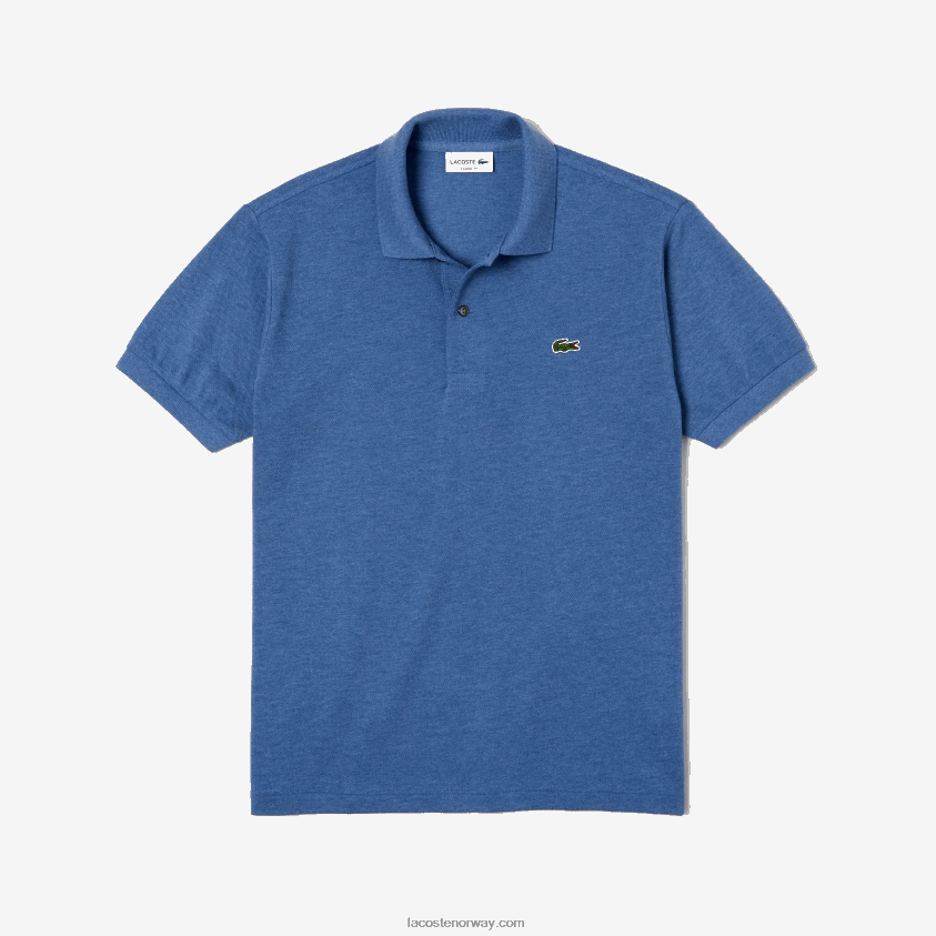 Lacoste original l.12.12 lyngpolo 4J4X0T865 blå kine 5ch menn
