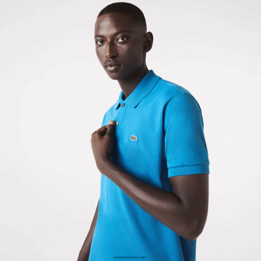 Lacoste original l.12.12 polo 4J4X0T1285 blå gh9 menn