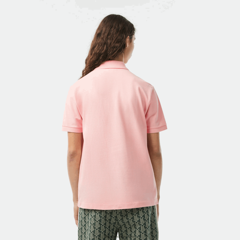Lacoste original l.12.12 polo 4J4X0T195 rosa kf9 menn
