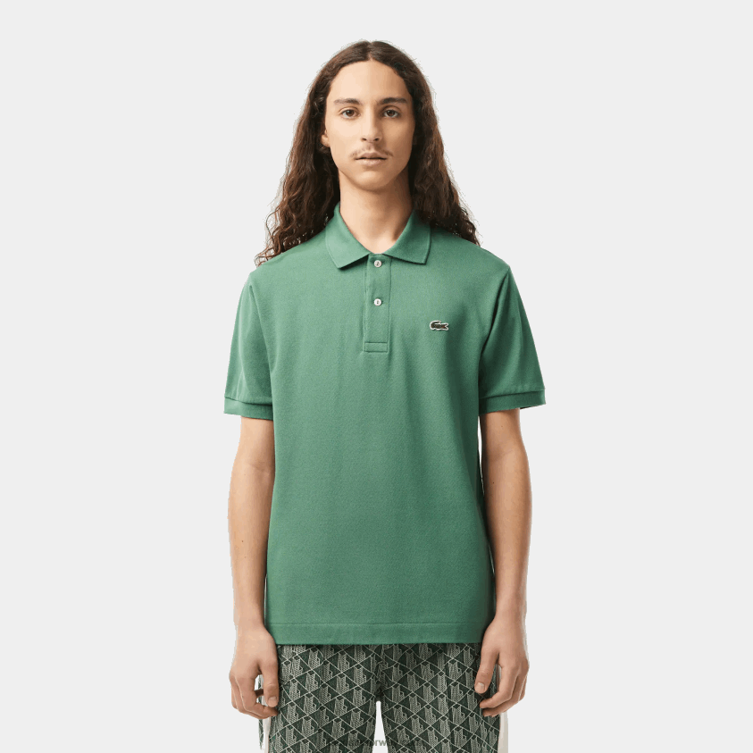 Lacoste original l.12.12 polo 4J4X0T58 kakigrønn kx5 menn