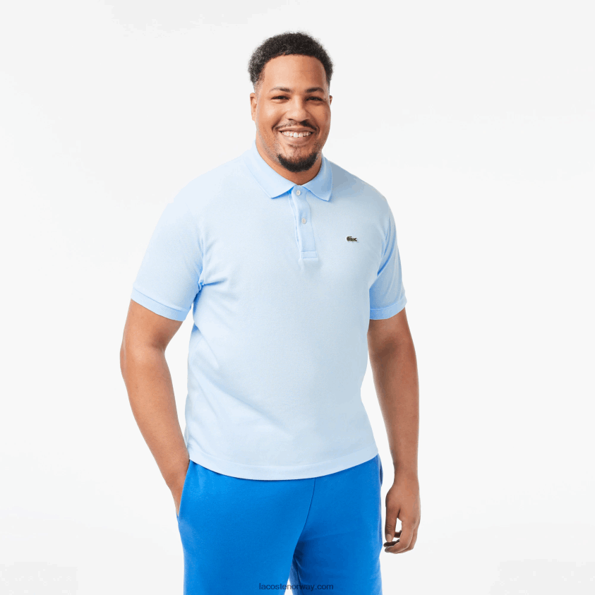 Lacoste original l.12.12 polo 4J4X0T61 lyseblå t01 menn