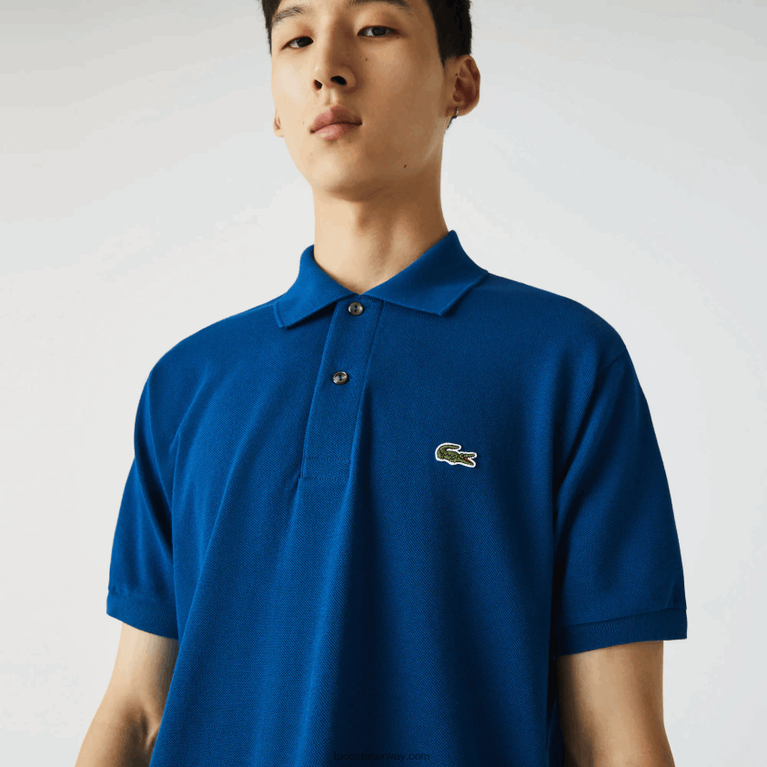 Lacoste original l.12.12 polo 4J4X0T642 blå z1g menn