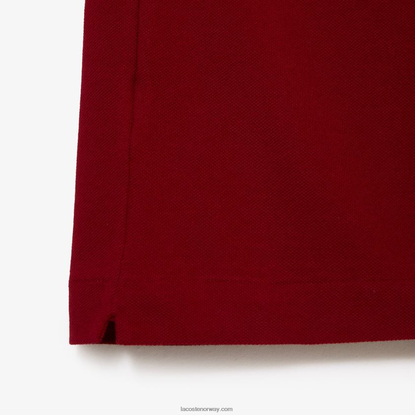 Lacoste original l.12.12 polo 4J4X0T656 bordeaux 476 menn