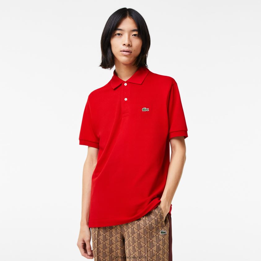 Lacoste original l.12.12 polo 4J4X0T775 rød 240 menn