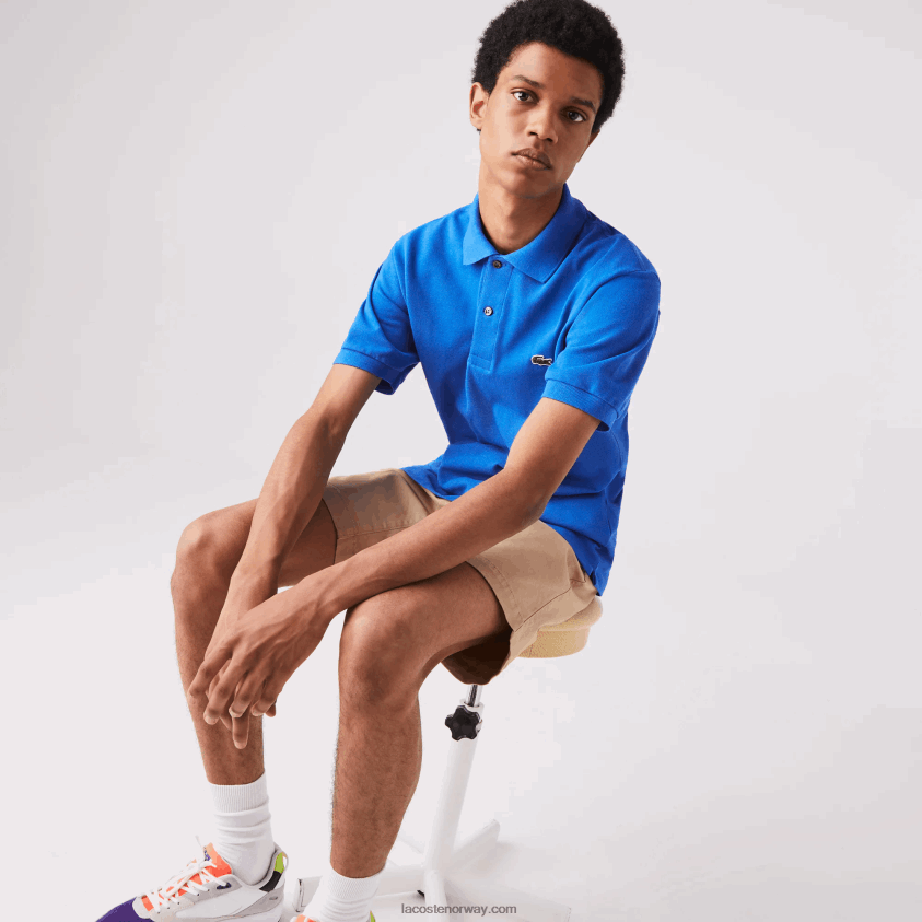 Lacoste original l.12.12 polo 4J4X0T894 blå qpt menn