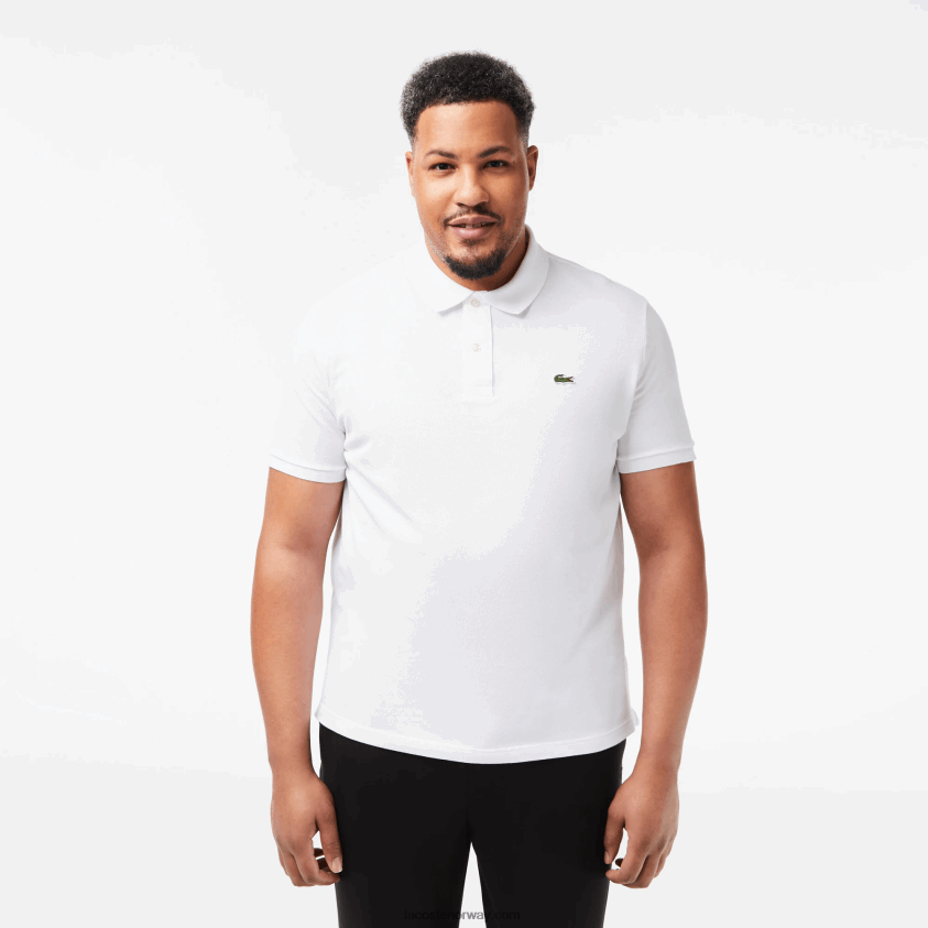 Lacoste original l.12.12 slim fit polo 4J4X0T158 hvit 001 menn