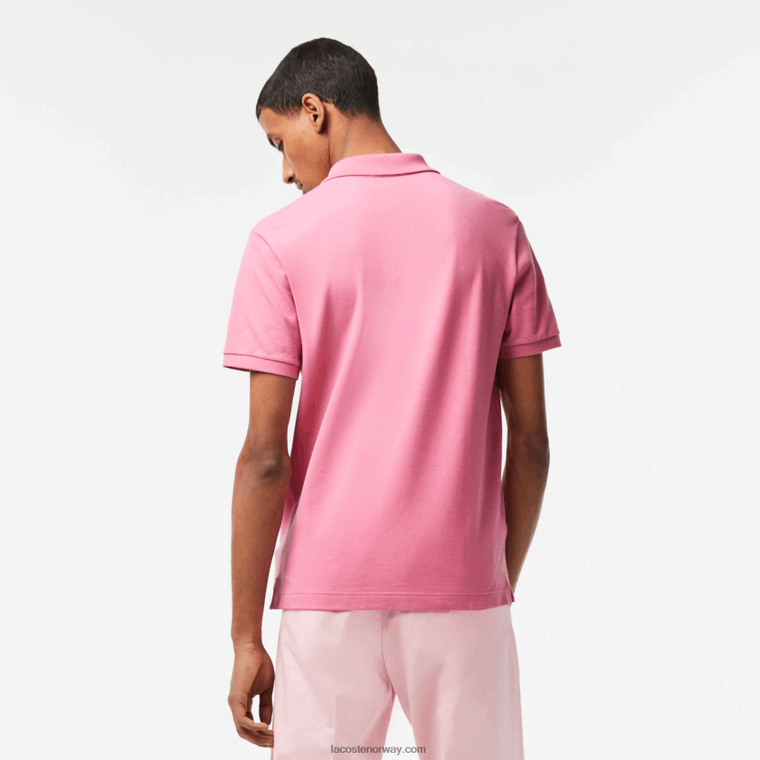 Lacoste original l.12.12 slim fit polo 4J4X0T190 rosa 2r3 menn