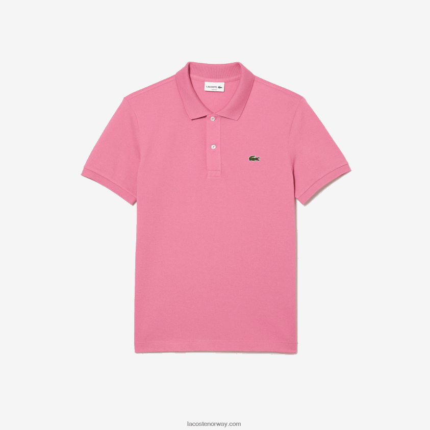Lacoste original l.12.12 slim fit polo 4J4X0T190 rosa 2r3 menn