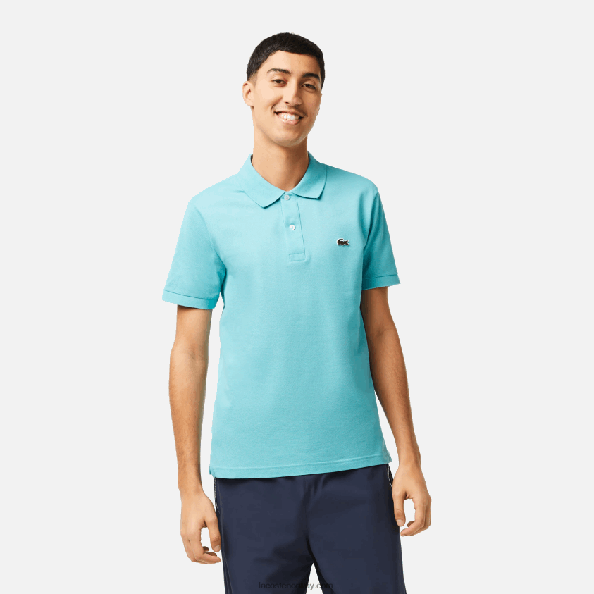 Lacoste original l.12.12 slim fit polo 4J4X0T201 turkis bvg menn