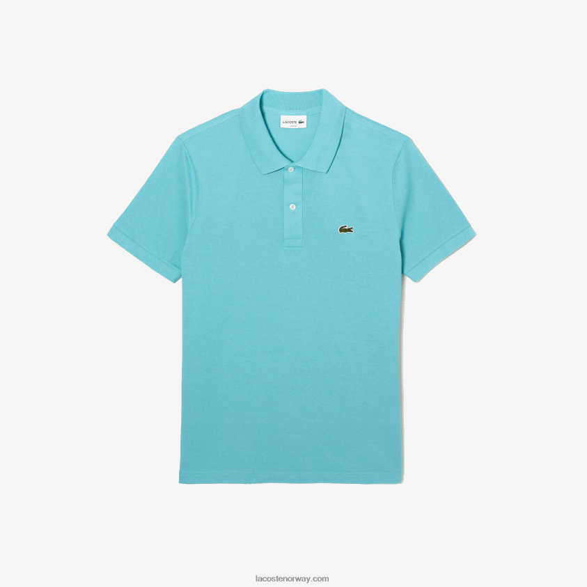 Lacoste original l.12.12 slim fit polo 4J4X0T201 turkis bvg menn