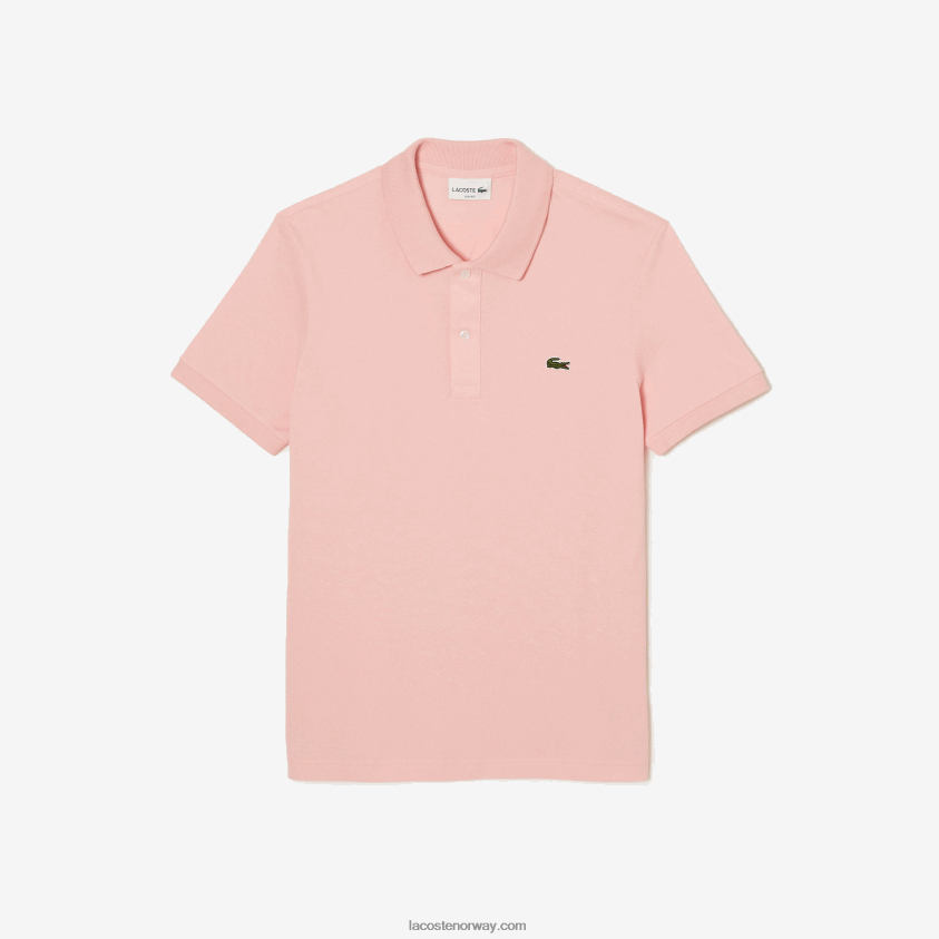 Lacoste original l.12.12 slim fit polo 4J4X0T243 rosa kf9 menn