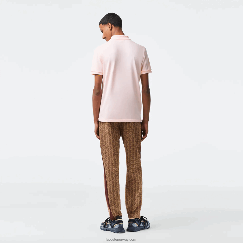 Lacoste original l.12.12 slim fit polo 4J4X0T740 lys rosa t03 menn