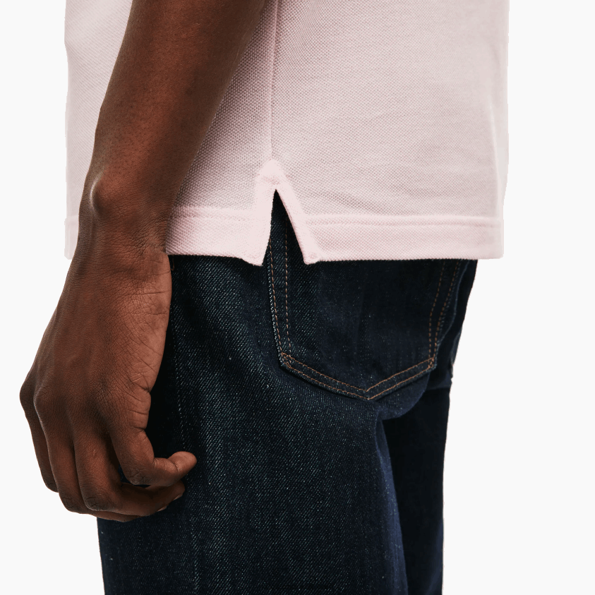 Lacoste original l.12.12 slim fit polo 4J4X0T740 lys rosa t03 menn