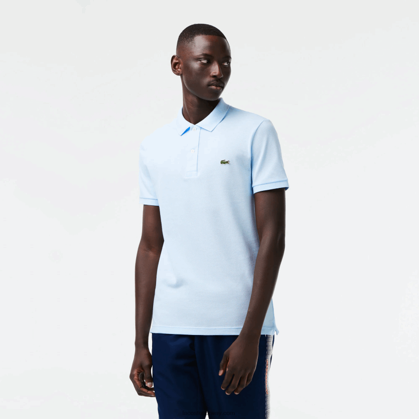 Lacoste original l.12.12 slim fit polo 4J4X0T806 lyseblå t01 menn