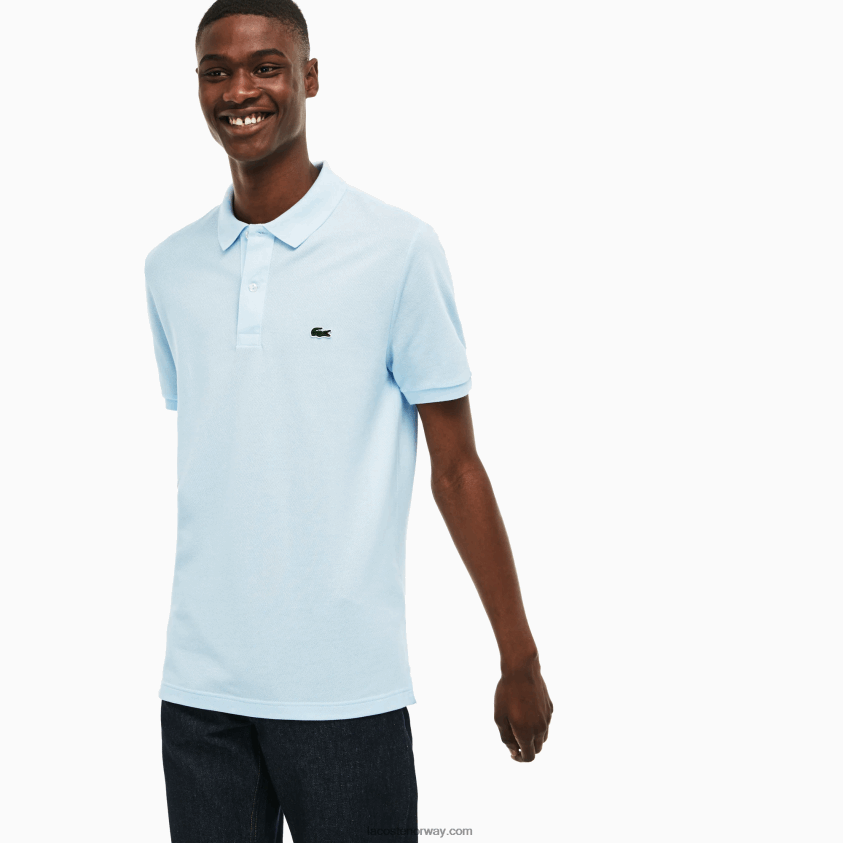 Lacoste original l.12.12 slim fit polo 4J4X0T806 lyseblå t01 menn