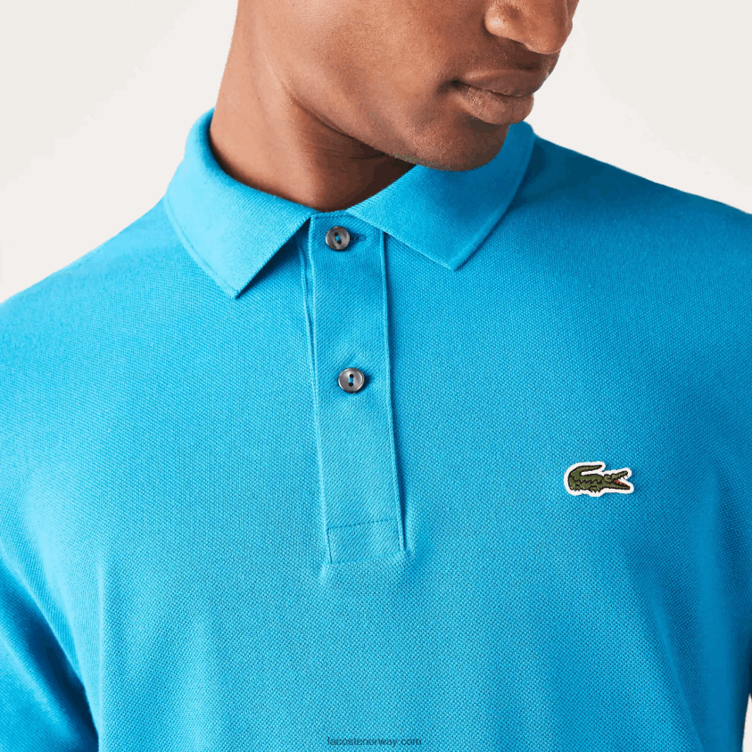 Lacoste original l.12.12 slim fit polo 4J4X0T837 blå gh9 menn