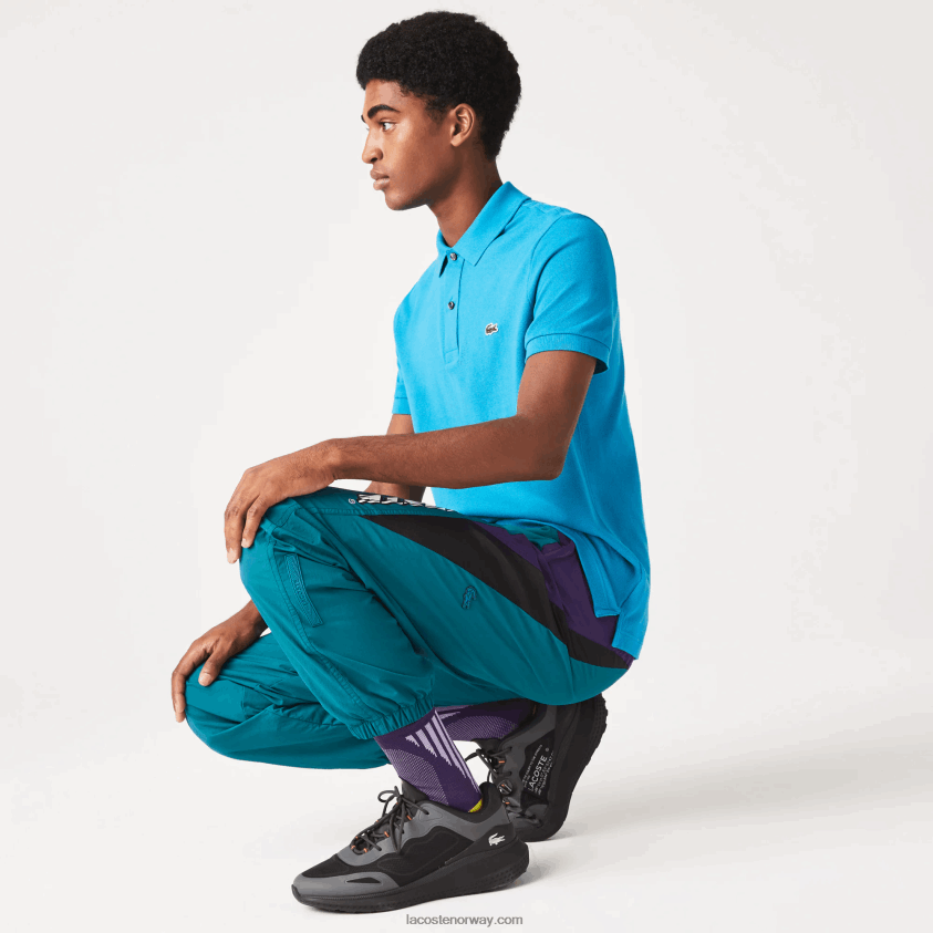 Lacoste original l.12.12 slim fit polo 4J4X0T837 blå gh9 menn