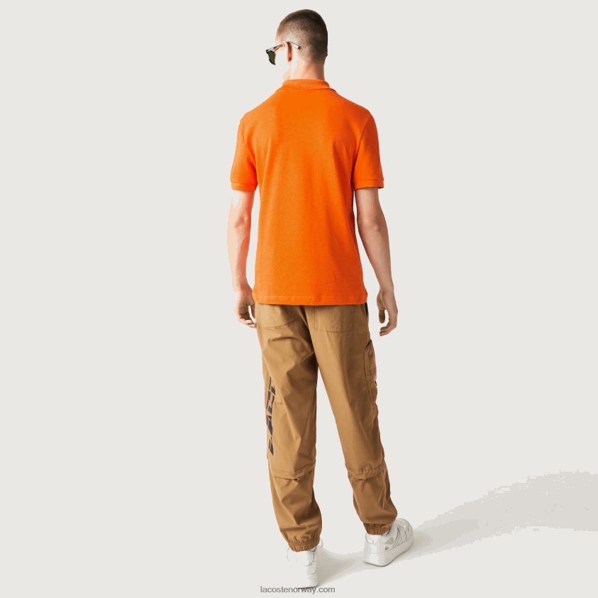 Lacoste original l.12.12 slim fit polo 4J4X0T876 oransje z4d menn