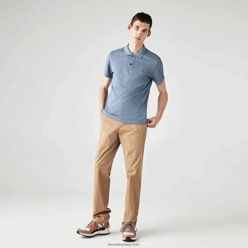 Lacoste original l.12.12 slim fit polo 4J4X0T883 blå kine 1gf menn