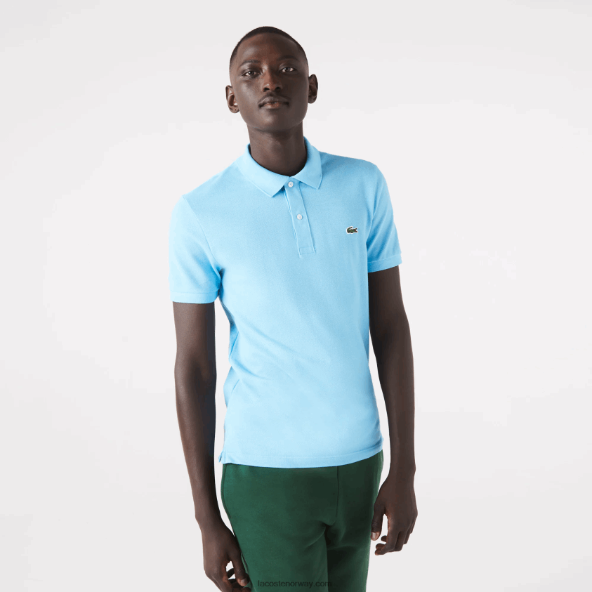 Lacoste original l.12.12 slim fit polo 4J4X0T934 blå zau menn