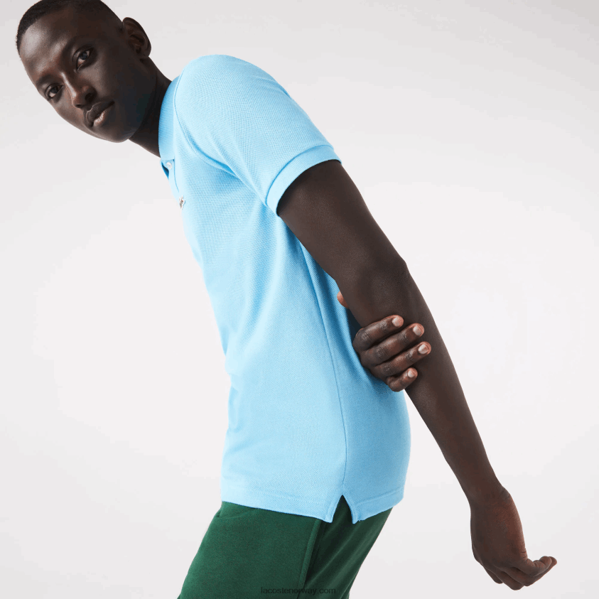 Lacoste original l.12.12 slim fit polo 4J4X0T934 blå zau menn