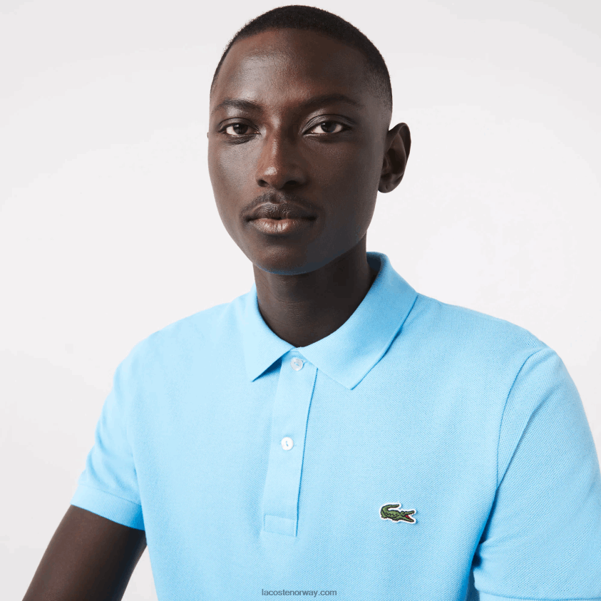 Lacoste original l.12.12 slim fit polo 4J4X0T934 blå zau menn