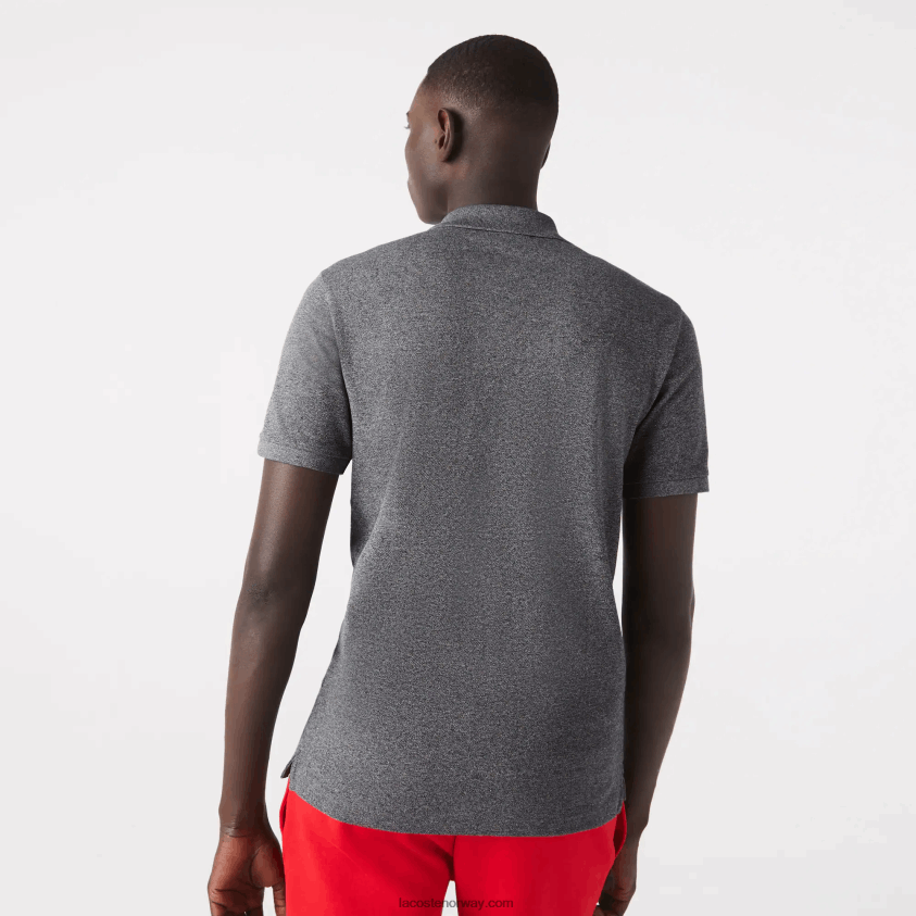 Lacoste original l.12.12 slim fit polo 4J4X0T937 grå kine e8g menn