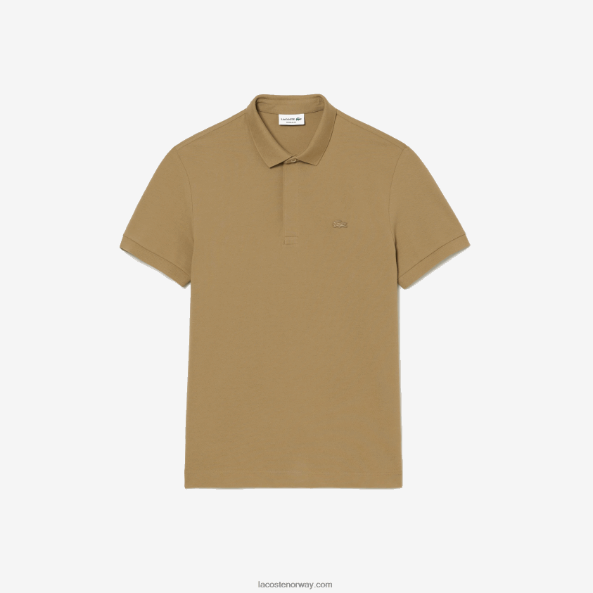 Lacoste smart paris stretch bomull pique polo 4J4X0T124 beige cb8 menn