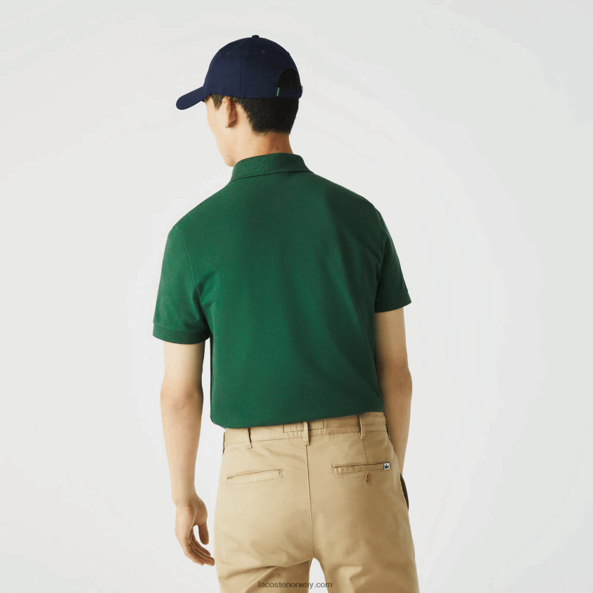 Lacoste smart paris stretch bomull pique polo 4J4X0T658 grønn 132 menn