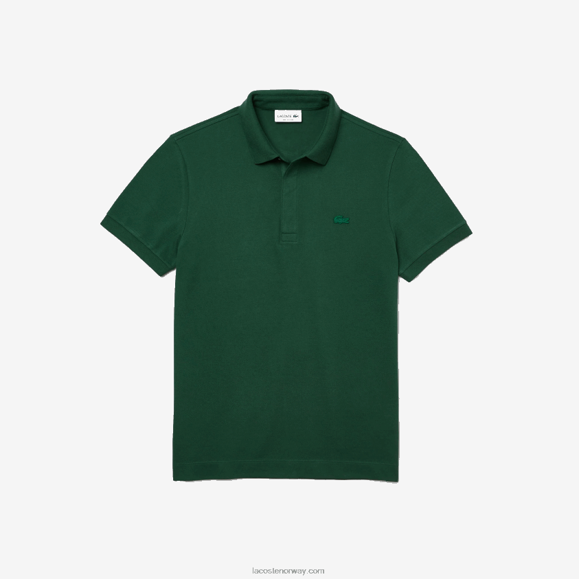 Lacoste smart paris stretch bomull pique polo 4J4X0T658 grønn 132 menn