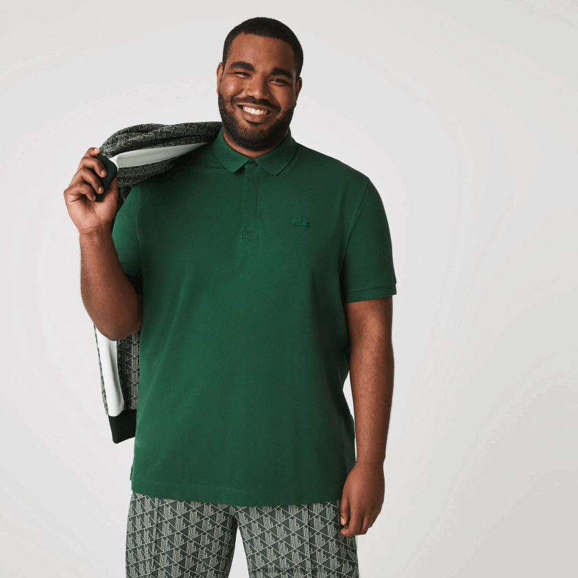 Lacoste smart paris stretch bomull pique polo 4J4X0T658 grønn 132 menn