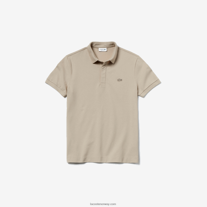 Lacoste smart paris stretch bomull pique polo 4J4X0T79 beige ae0 menn