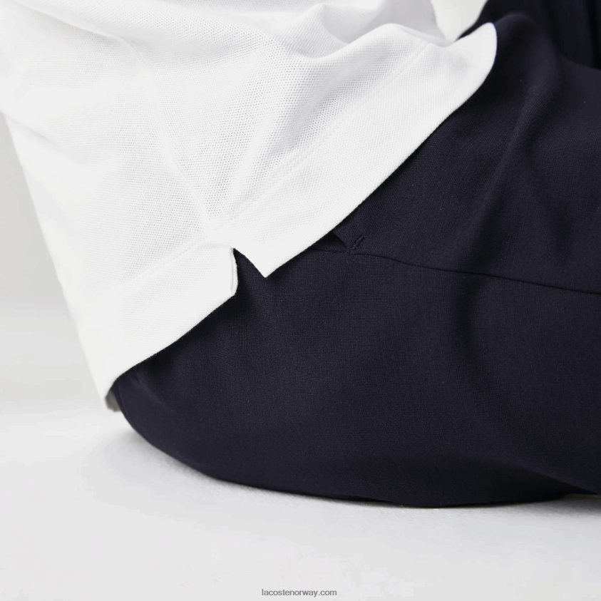 Lacoste smart paris stretch bomull pique polo 4J4X0T80 hvit 001 menn