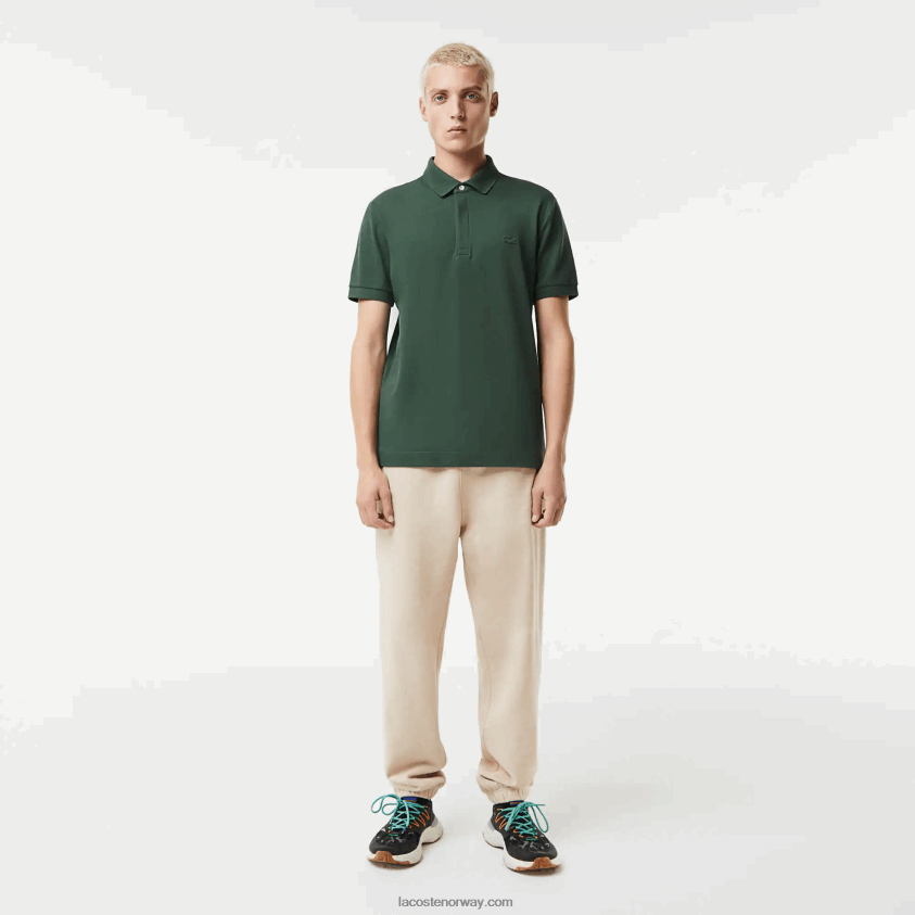 Lacoste smart paris stretch bomull pique polo 4J4X0T854 grønn 5hx menn