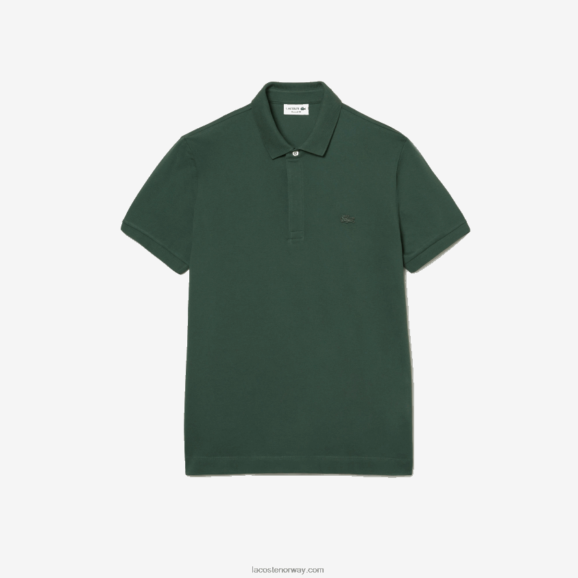 Lacoste smart paris stretch bomull pique polo 4J4X0T854 grønn 5hx menn