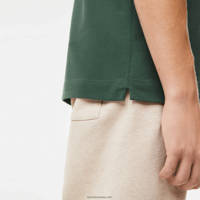 Lacoste smart paris stretch bomull pique polo 4J4X0T854 grønn 5hx menn